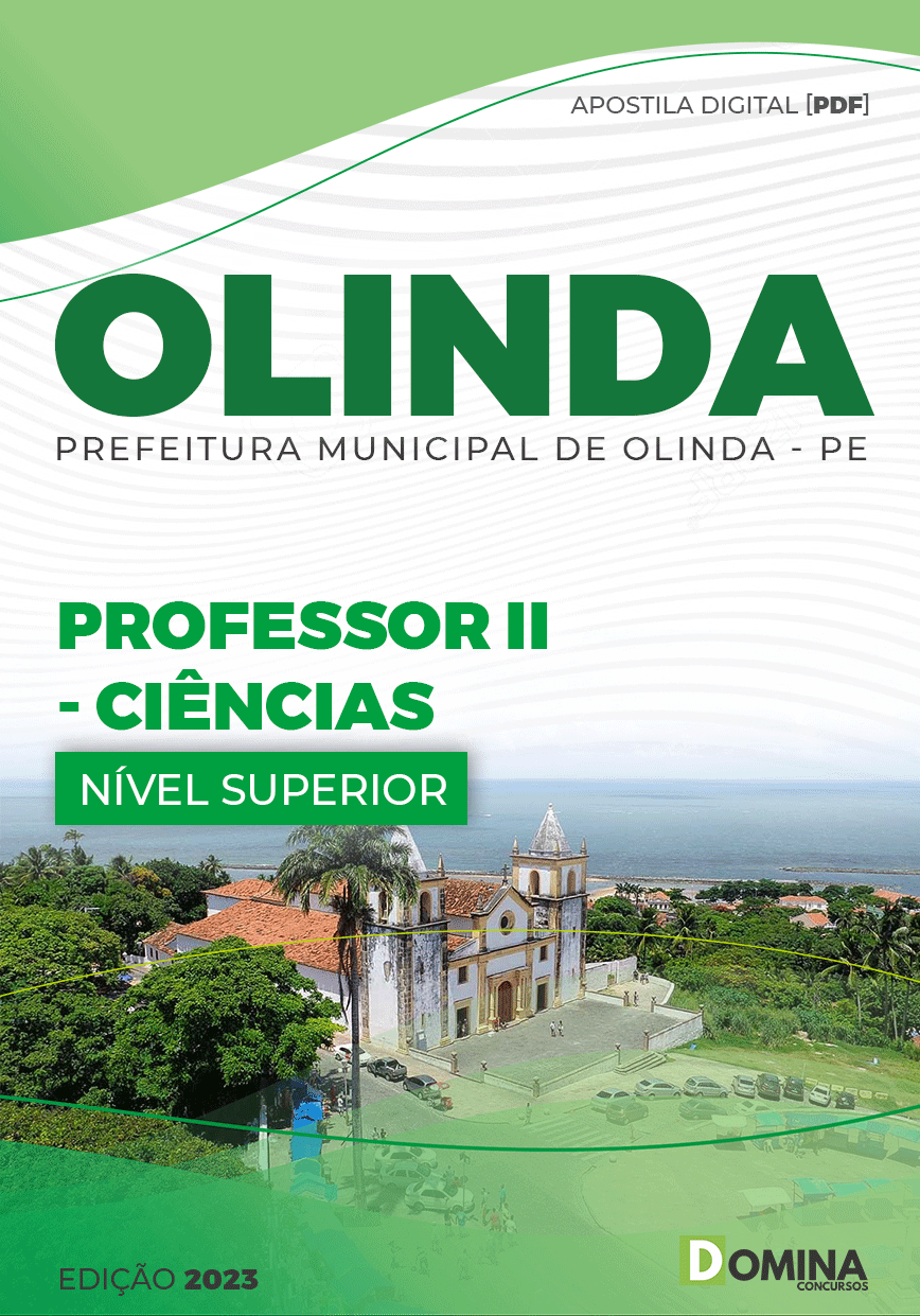 Apostila Pref Olinda PE 2023 Professor II Ciências