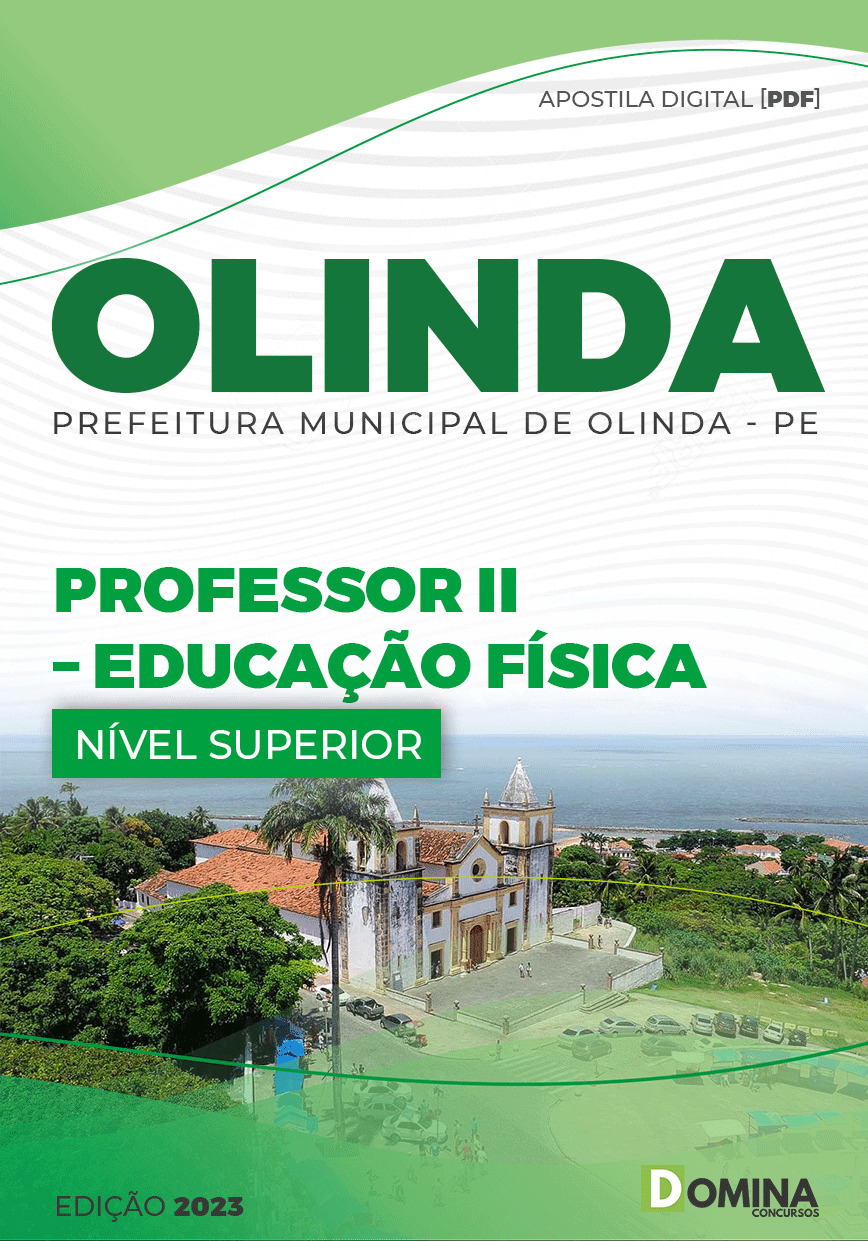 Apostila Pref Olinda PE 2023 Professor II Educação Física