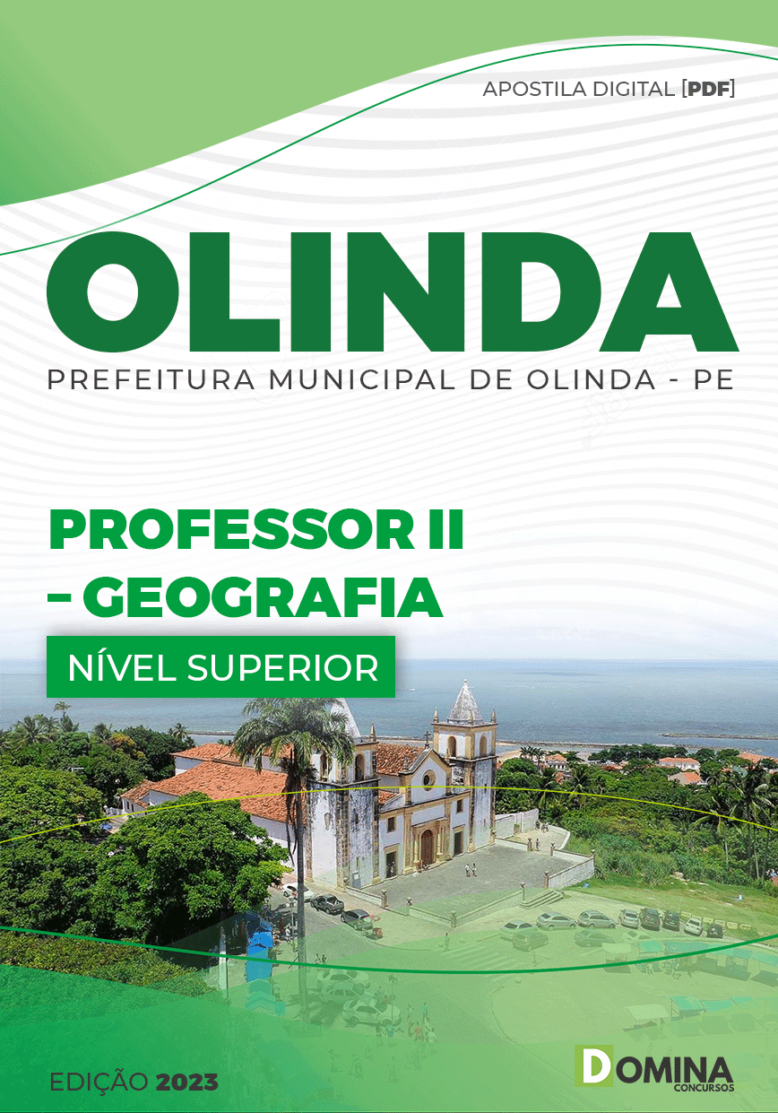 Apostila Digital Pref Olinda PE 2023 Professor Geografia