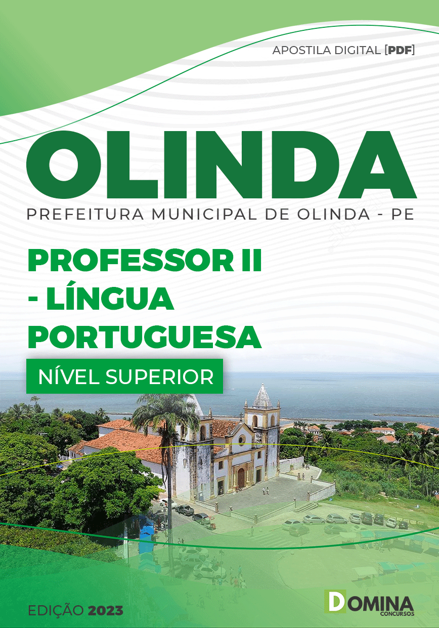 Apostila Pref Olinda PE 2023 Professor II Língua Portuguesa