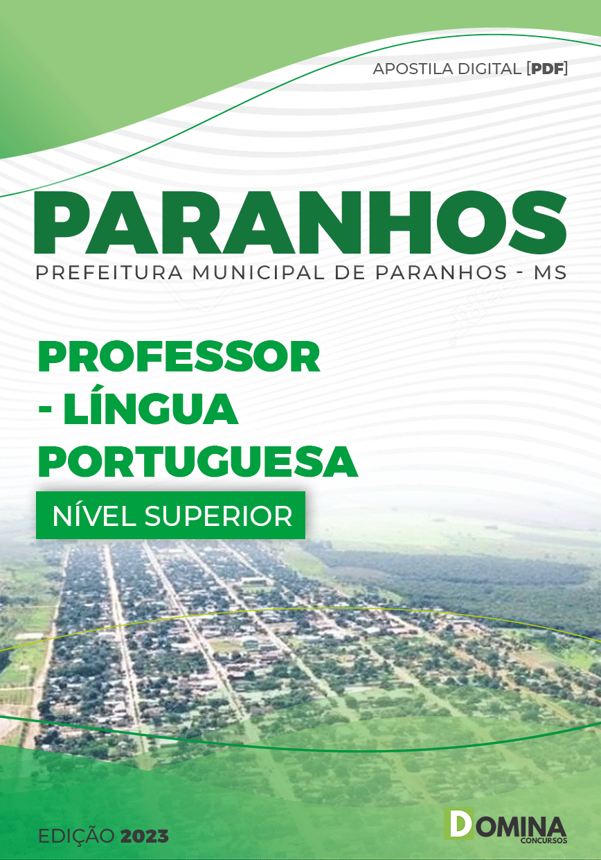 Apostila Pref Paranhos MS 2023 Professor Língua Portuguesa