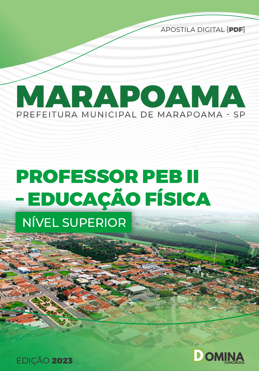 Apostila Pref Marapoama SP 2023 Professor PEB II Educação Física