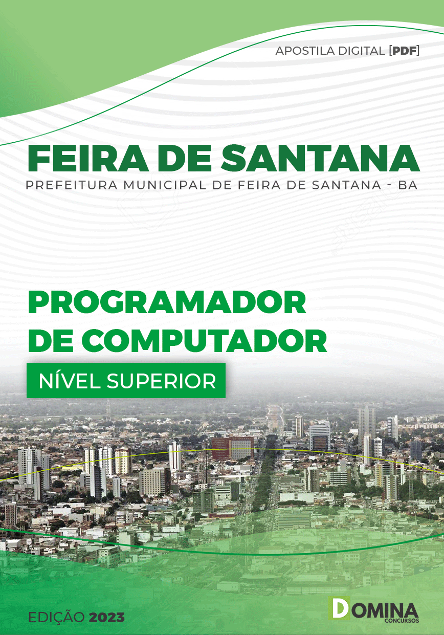 Apostila Pref Feira Santana BA 2023 Programador Computador