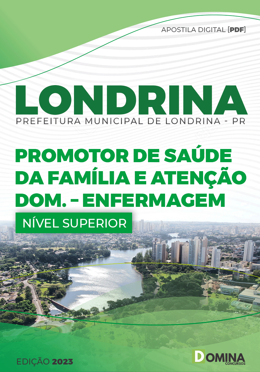 Apostila Pref Londrina PR 2023 Promotor Saúde Família Enfermagem