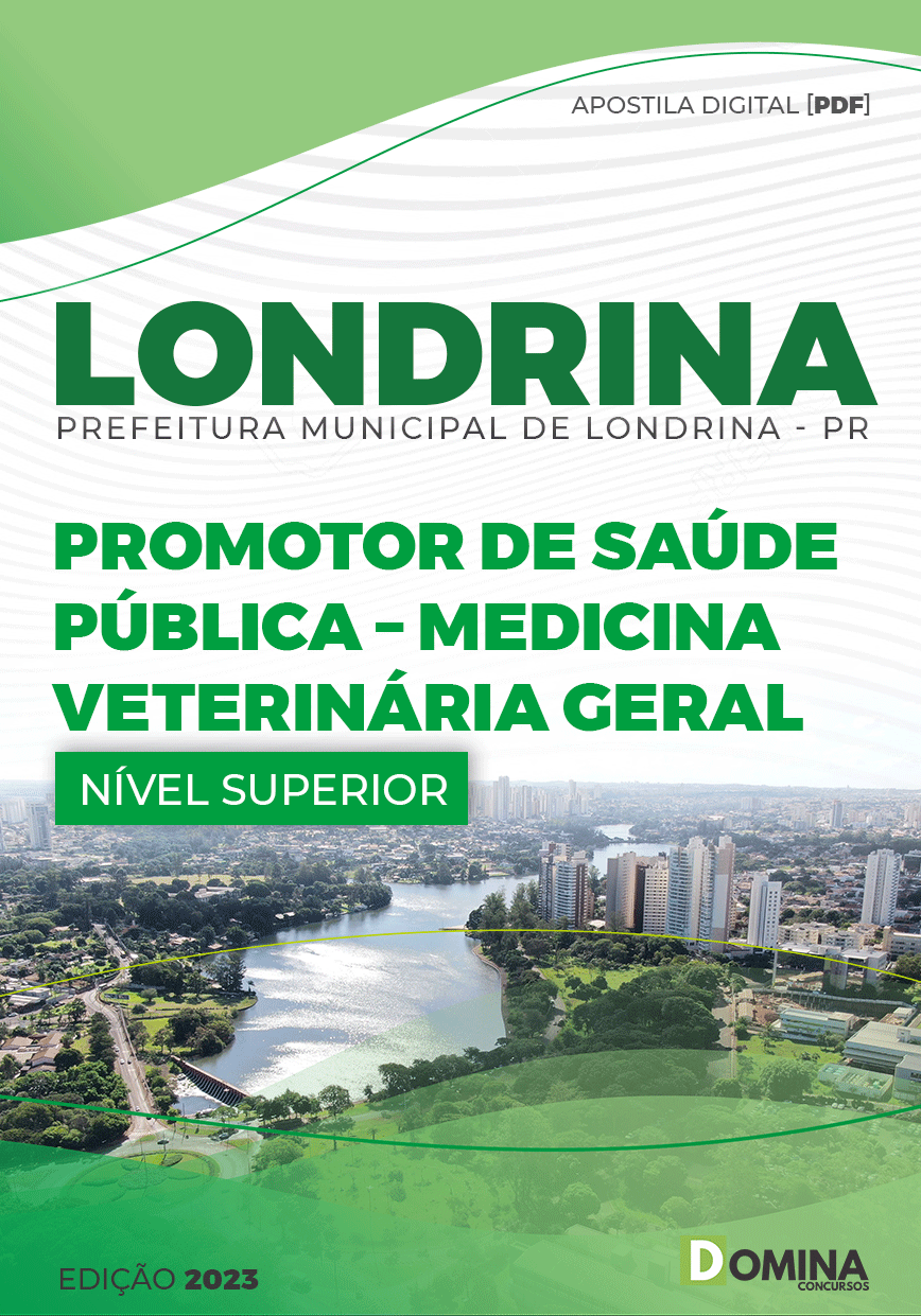 Apostila Pref Londrina PR 2023 Promotor Saúde Pública Veterinária Geral