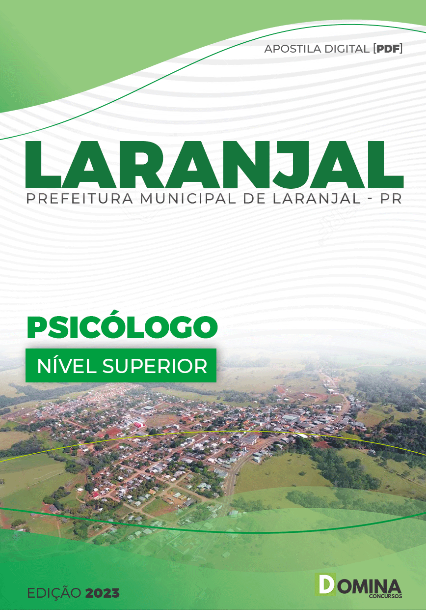 Apostila Concurso Pref Laranjal PR 2023 Psicólogo