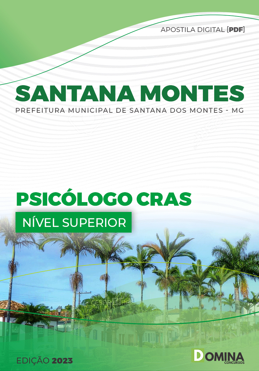 Apostila Pref Santana Montes MG 2023 Psicólogo CRAS