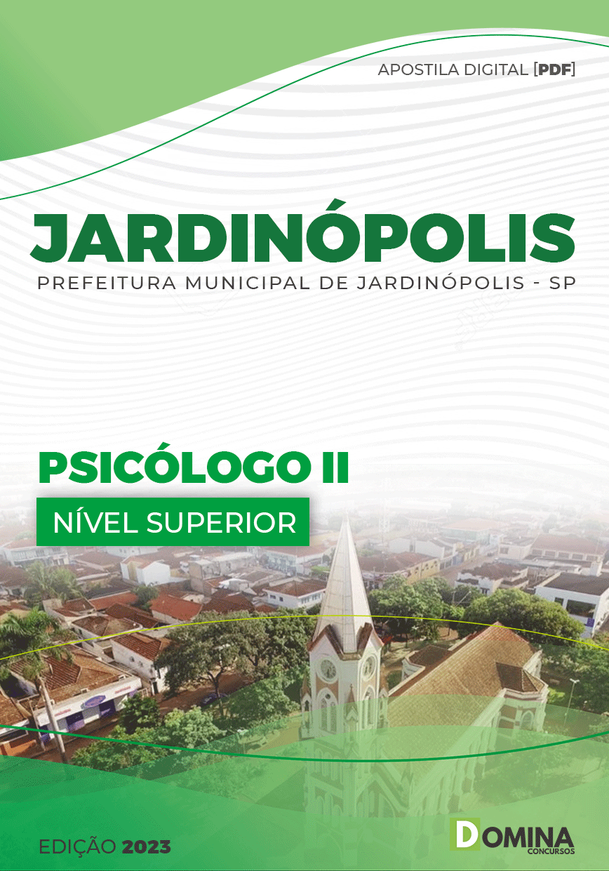 Apostila Digital Pref Jardinópolis SP 2023 Psicólogo II