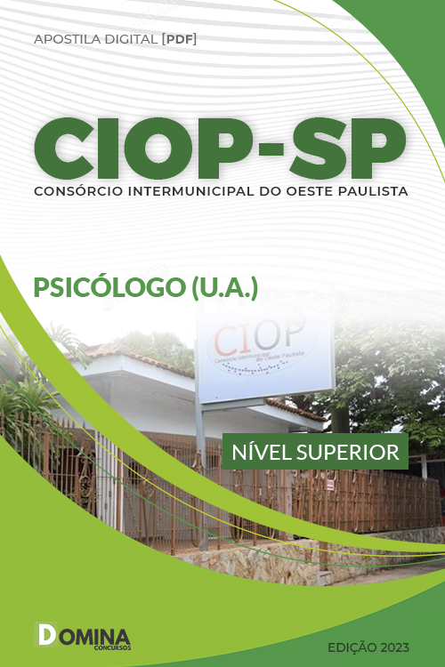 Apostila Digital Concurso CIOP SP 2023 Psicólogo UA