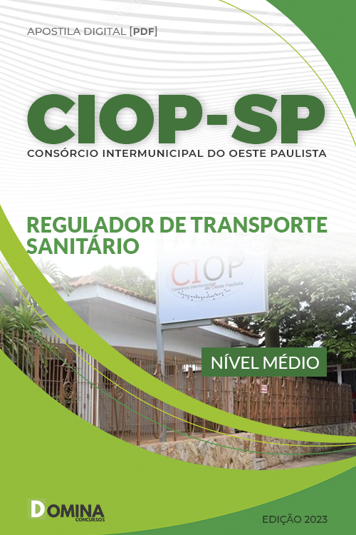 Apostila Concurso CIOP SP 2023 Regulador Transporte Sanitário
