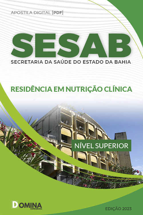 Apostila Concurso SESAB 2023 Residência Nutrição Clínica
