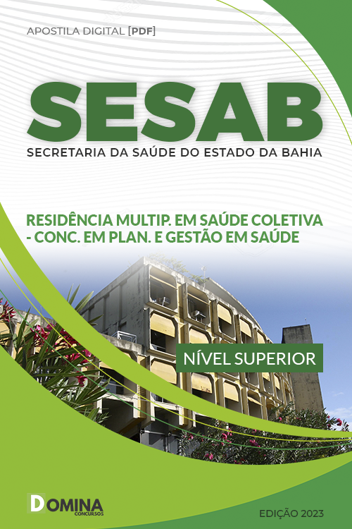 Apostila SESAB 2023 Residência Multiprofissional Saúde Coletiva