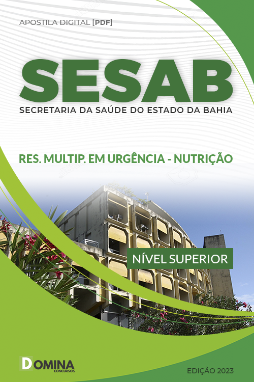 Apostila SESAB 2023 Residência Multiprofissional Urgência Nutrição