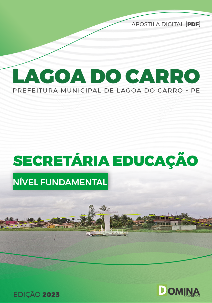 Apostila Pref Lagoa Carro PE 2023 Secretaria Educação
