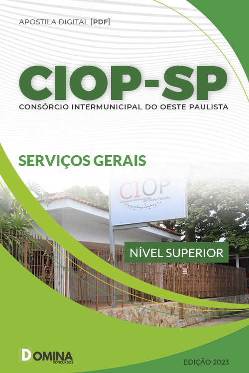 Apostila Digital Concurso CIOP SP 2023 Serviços Gerais