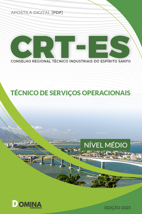 Apostila Concurso CRT ES 2023 Técnico Serviços Operacionais