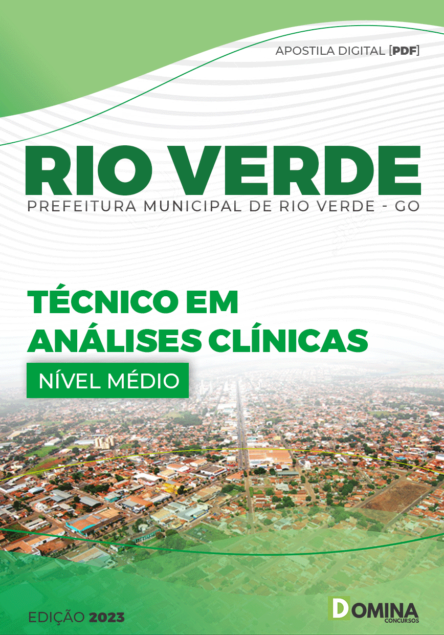 Apostila Pref Rio Verde GO 2023 Técnico Análises Clínicas