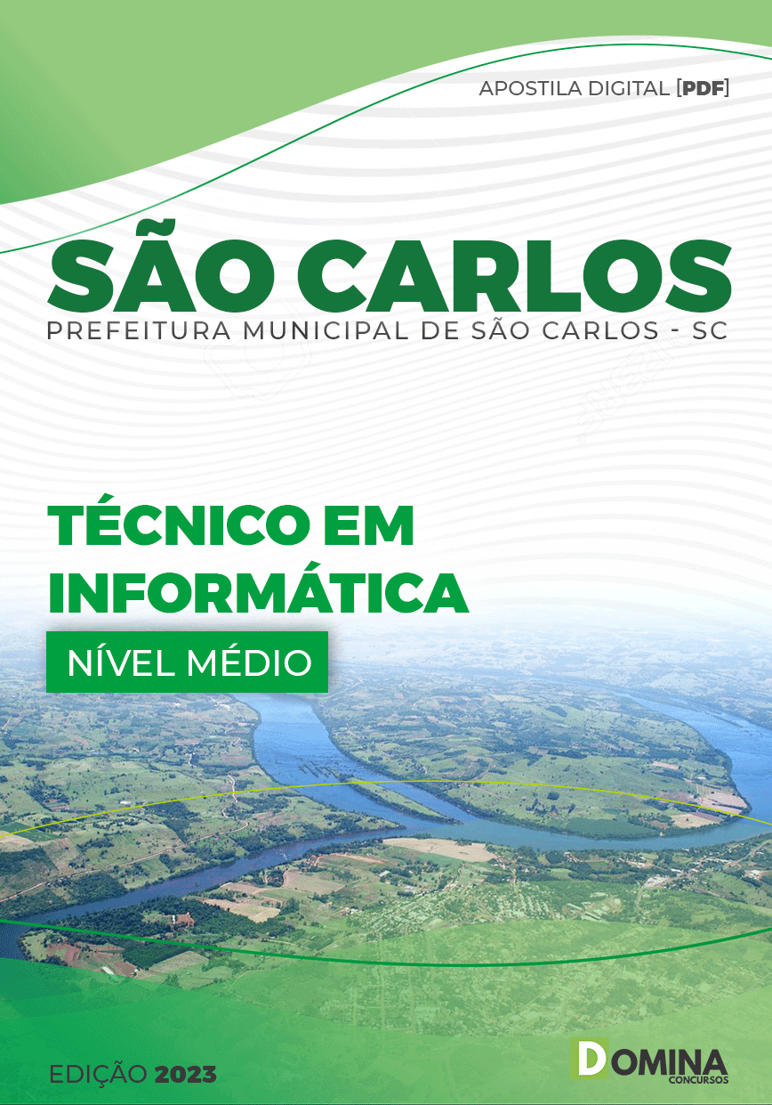 Apostila Concurso Pref São Carlos SC 2023 Técnico Enfermagem