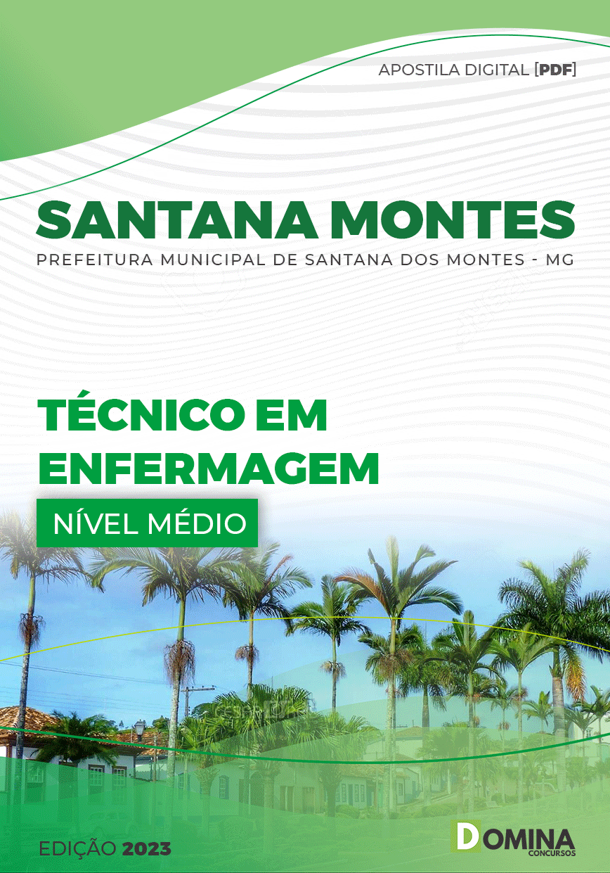 Apostila Pref Santana Montes MG 2023 Técnico Enfermagem