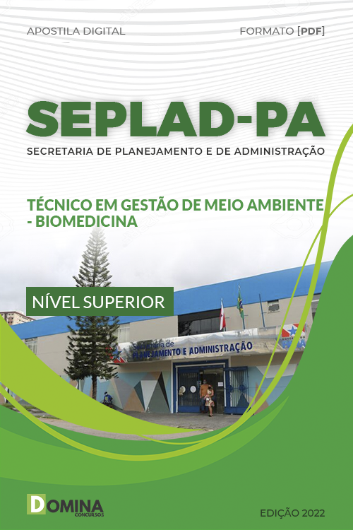Apostila SEPLAD PA 2023 Técnico Gestão Biomedicina