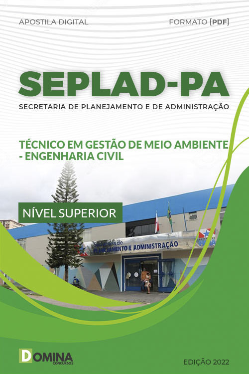 Apostila SEPLAD PA 2023 Técnico Gestão Engenharia Civil