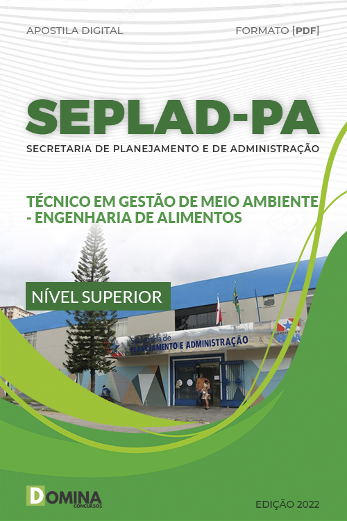 Apostila SEPLAD PA 2023 Técnico Gestão Engenharia Alimentos