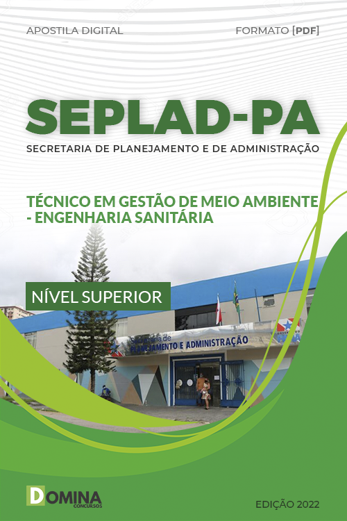 Apostila SEPLAD PA 2023 Técnico Gestão Engenharia Sanitária