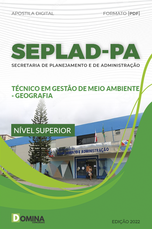 Apostila SEPLAD PA 2023 Técnico Gestão Geografia