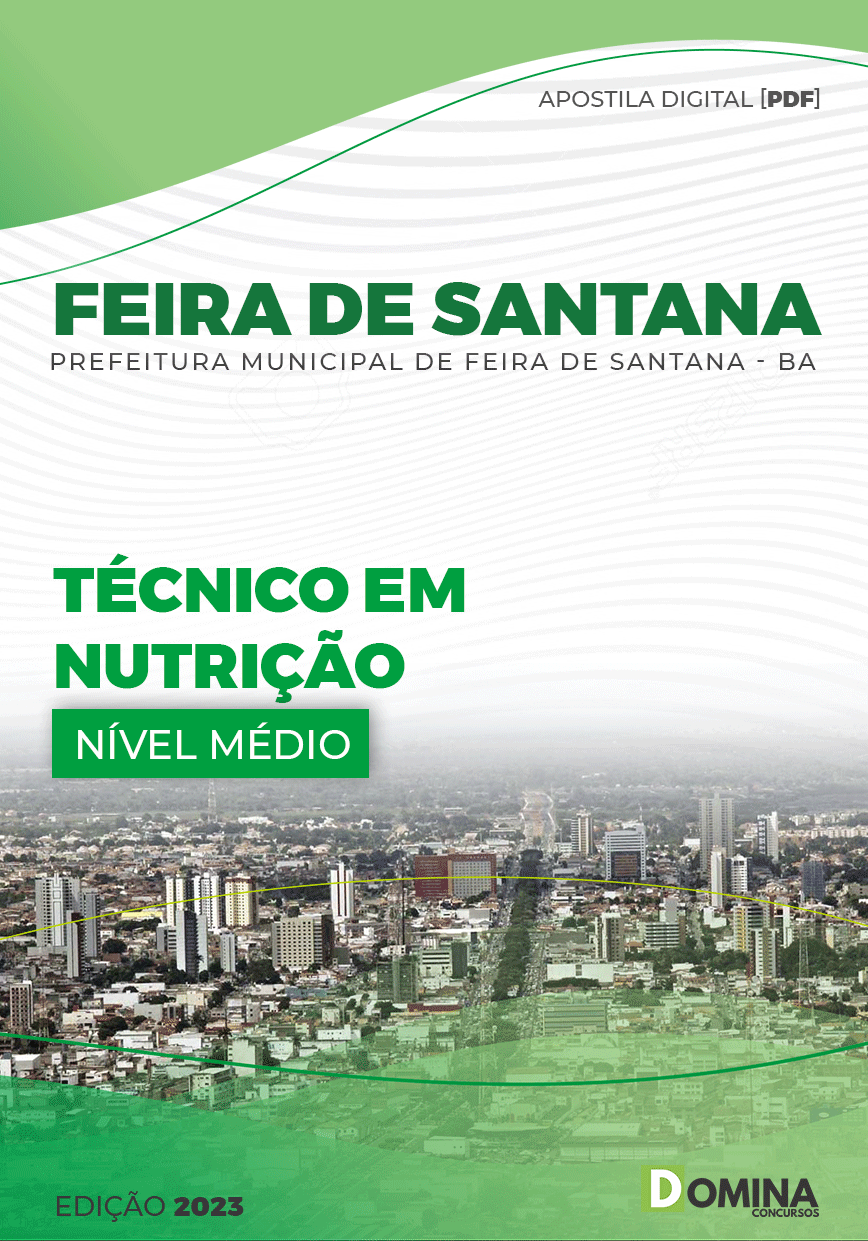 Apostila Pref Feira Santana BA 2023 Técnico Nutrição