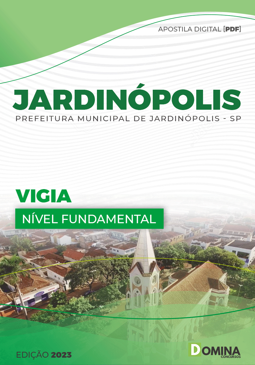Apostila Concurso Pref Jardinópolis SP 2023 Vigia