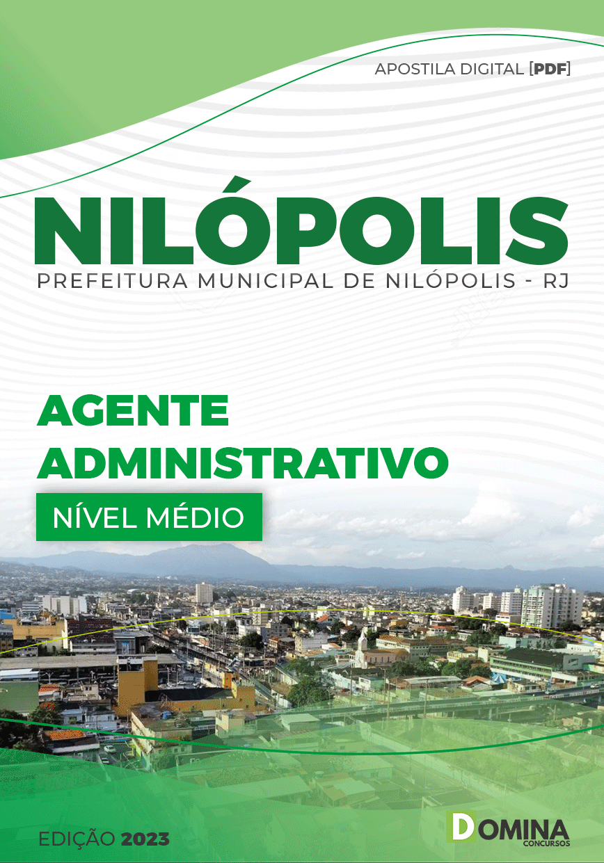 Apostila Câmara Nilópolis RJ 2023 Agente Administrativo