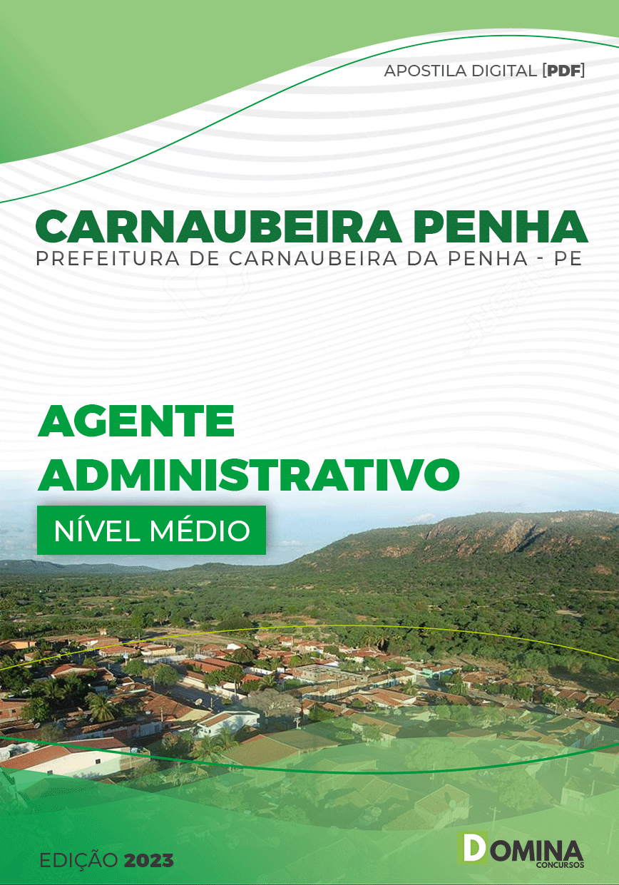 Apostila Pref Carnaubeira Penha PE 2023 Agente Administrativo