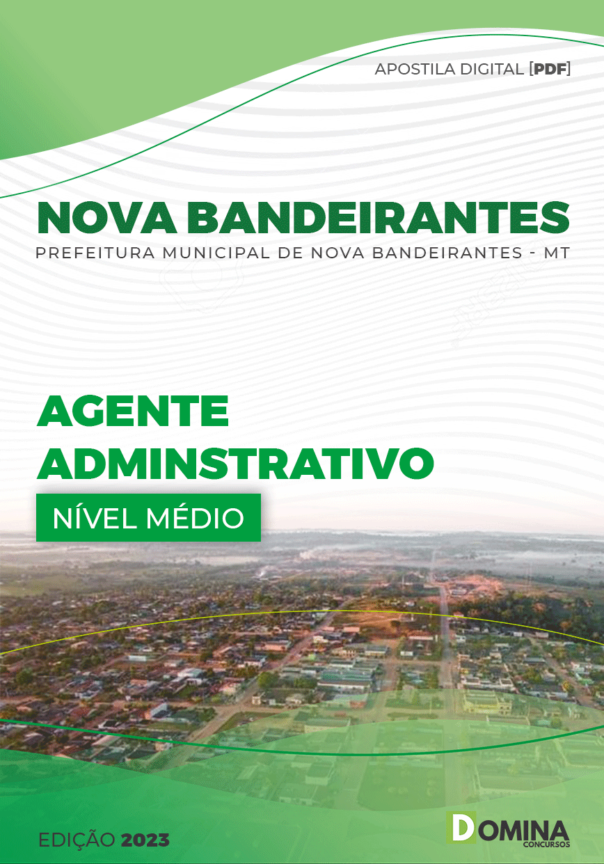 Apostila Pref Nova Bandeirantes MT 2023 Auxiliar Administrativo