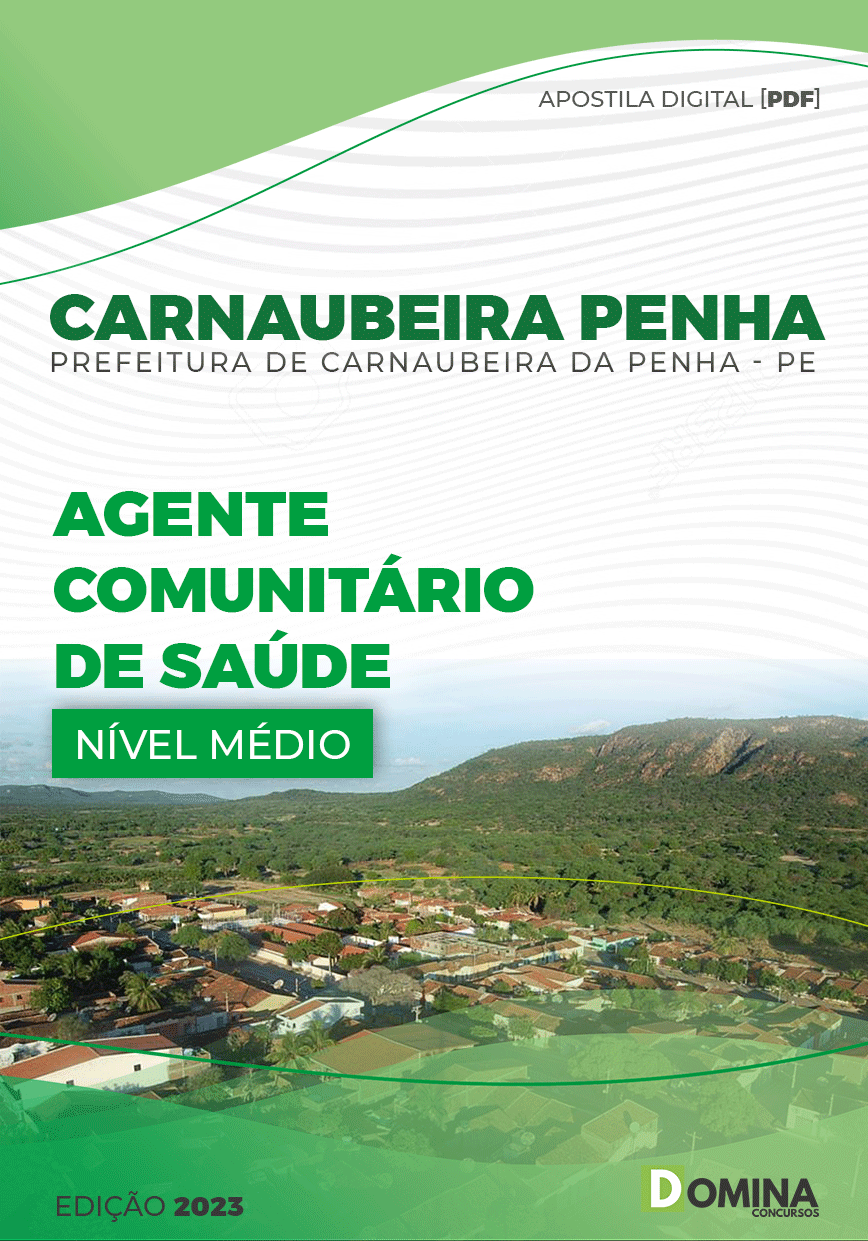 Apostila Pref Carnaubeira Penha PE 2023 Agente Comunitário Saúde