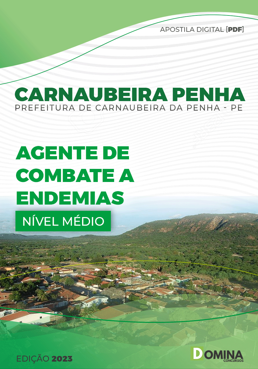 Apostila Pref Carnaubeira Penha PE 2023 Agente Combate Endemias