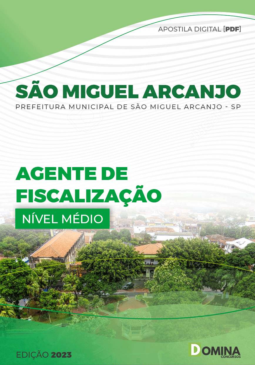 Apostila Pref São Miguel Arcanjo SP 2023 Agente Fiscalização