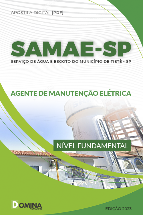 Apostila Digital SAMAE SP 2023 Agente Manutenção Elétrica