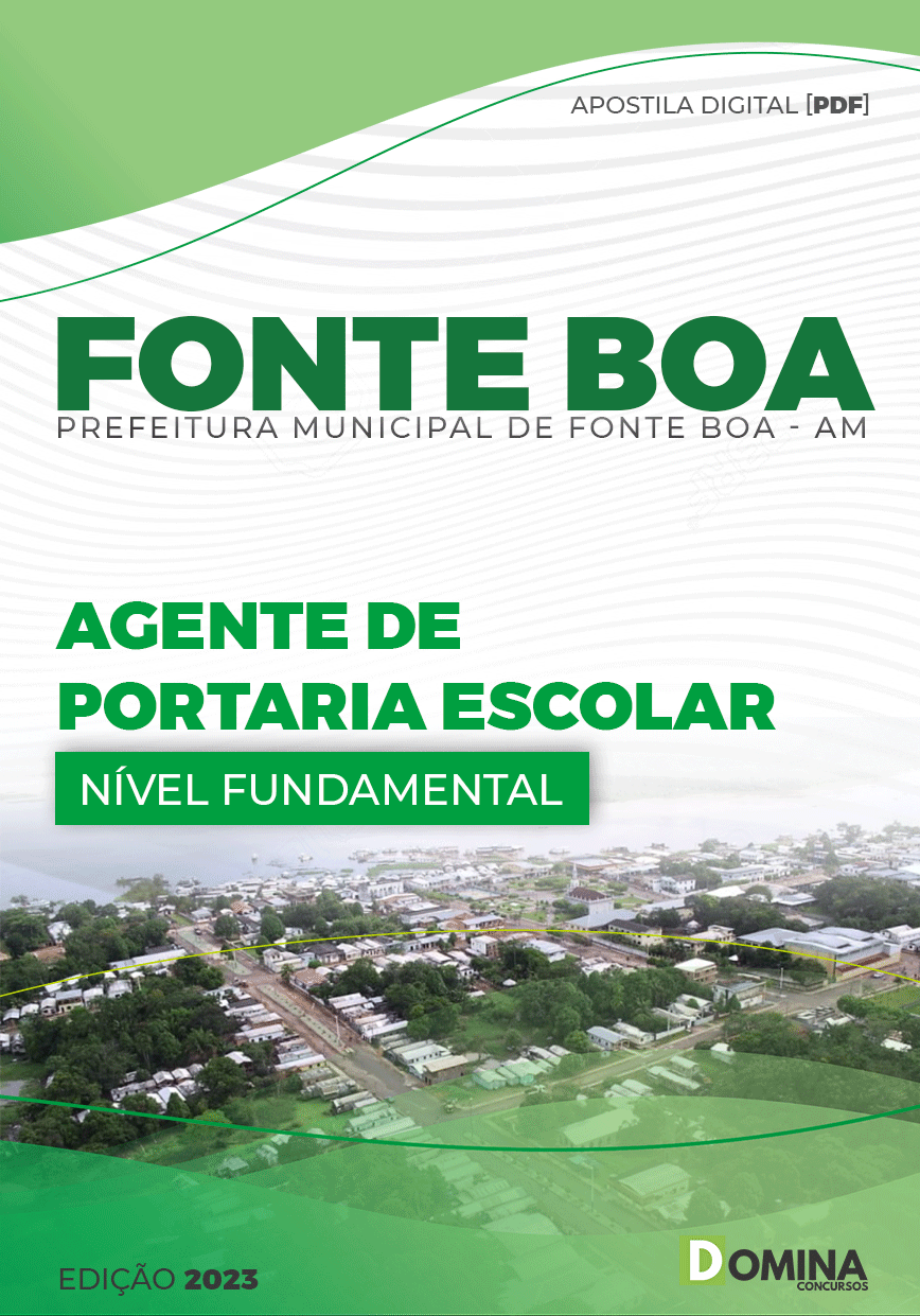 Apostila Digital Pref Fonte Boa AM 2023 Agente Portaria