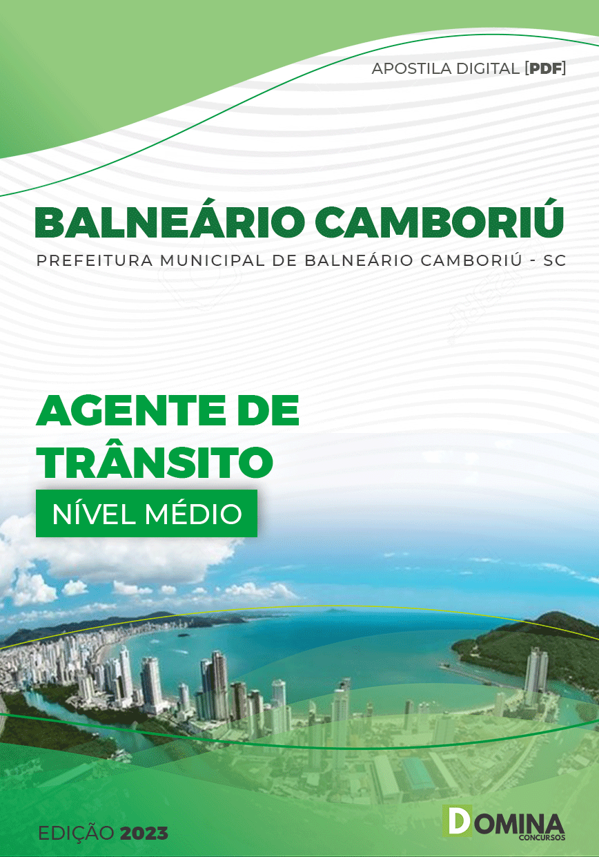 Apostila Pref Balneário Camboriú SC 2023 Agente Trânsito
