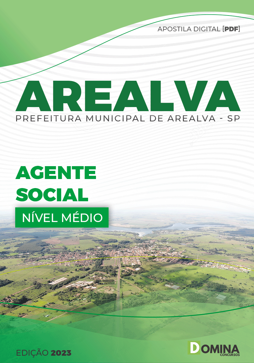 Apostila Concurso Pref Arealva SP 2023 Agente Social