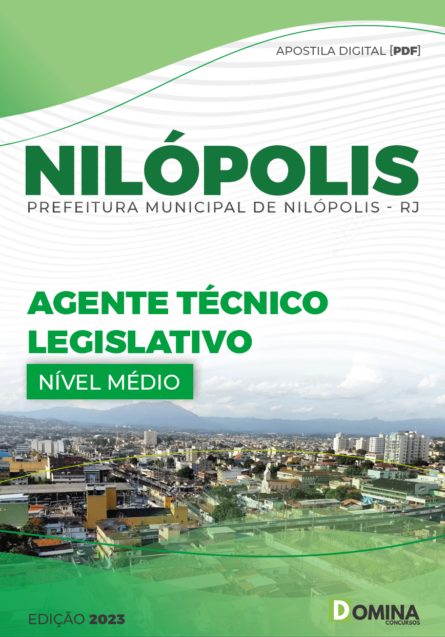 Apostila Câmara Nilópolis RJ 2023 Agente Técnico Legislativo