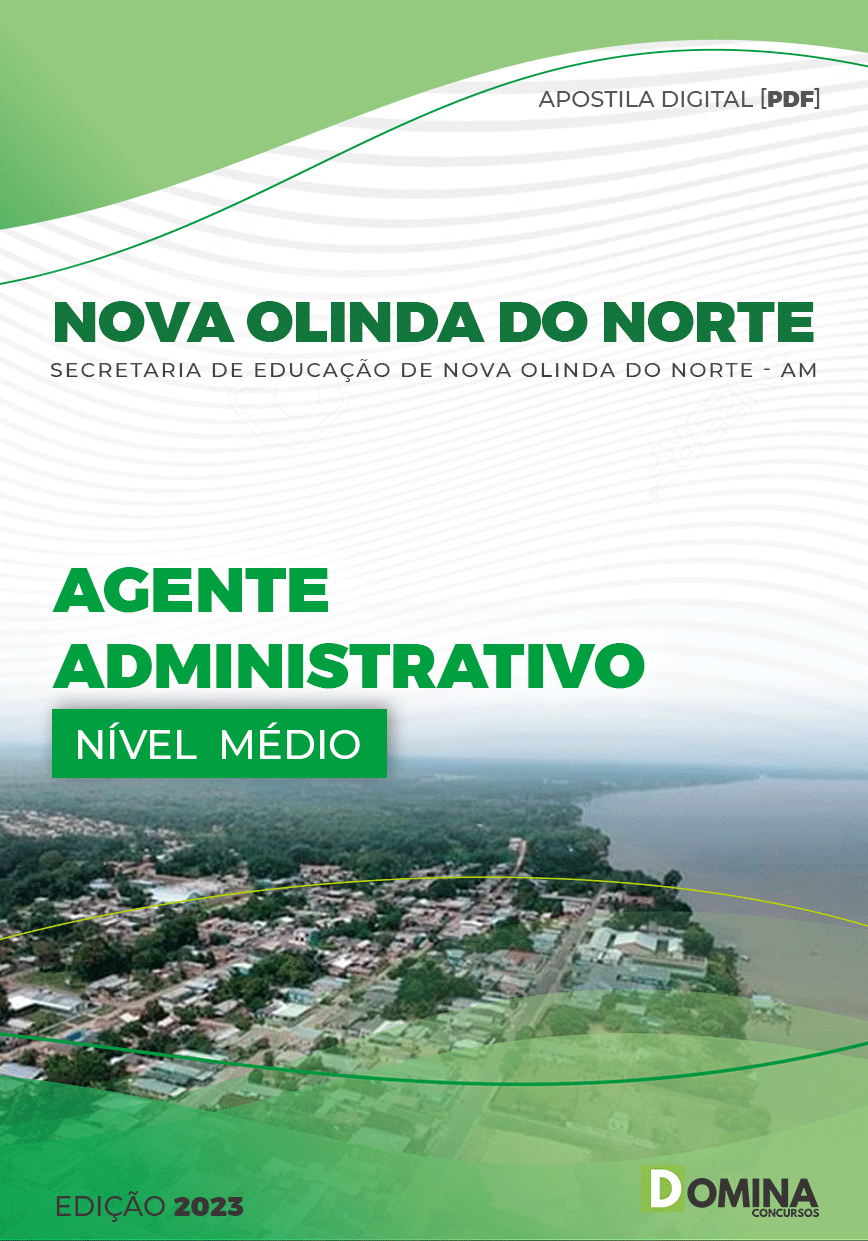 Apostila Pref Nova Olinda Norte AM 2023 Agente Administrativo