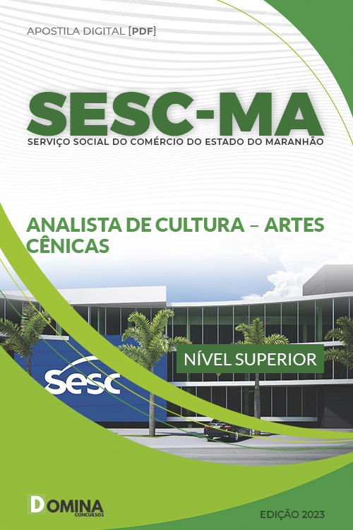 Apostila Digital Concurso SESC MA 2023 Analista Cultura