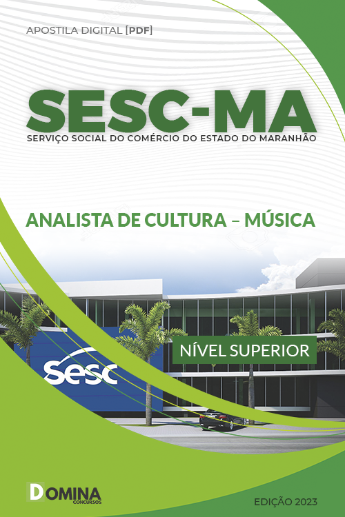 Apostila Digital SESC MA 2023 Analista Cultura Música