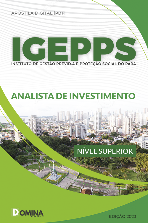 Apostila Concurso IGEPPS 2023 Analista Investimentos