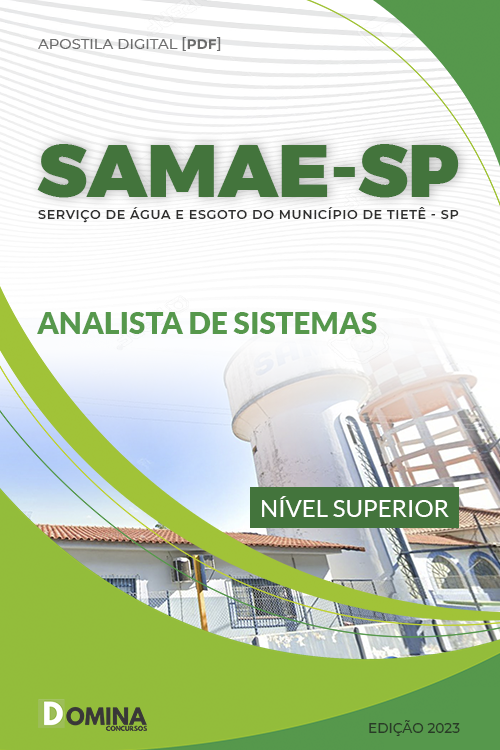 Apostila Concurso SAMAE SP 2023 Analista Sistema