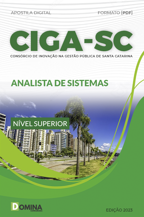 Apostila Concurso CIGA SC 2023 Analista Sistema