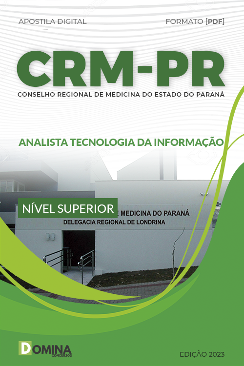 Apostila CRM PR 2023 Analista Tecnologia Informação