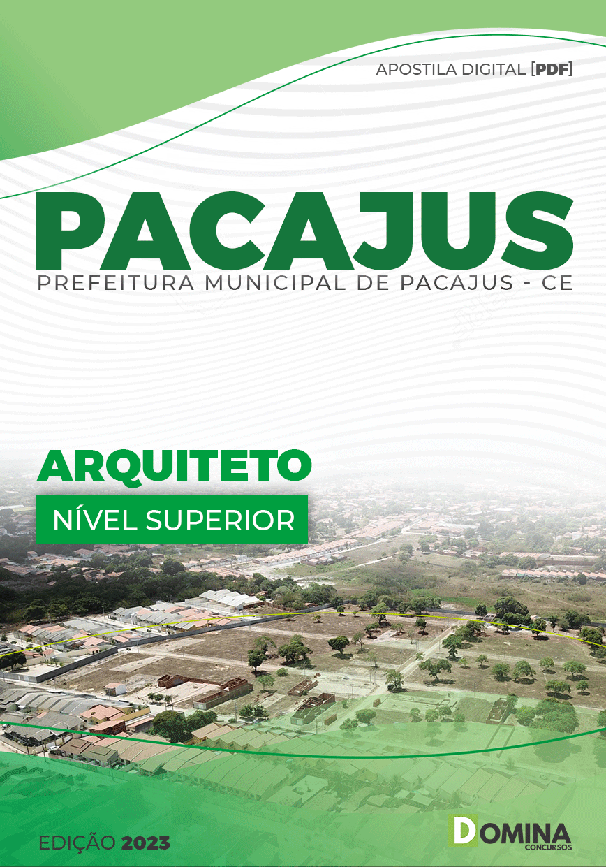 Apostila Concurso Pref Pacajus CE 2023 Arquiteto