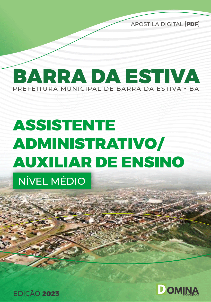 Apostila Pref Barra Estiva BA 2023 Assistente Administrativo